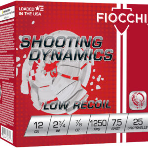 FIO SHOOTING LOW RECOIL 12GA 2.75 #7.5 25/10