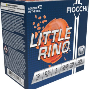 FIO LITTLE RINO 12GA 2.75 1OZ #7.5  25/10