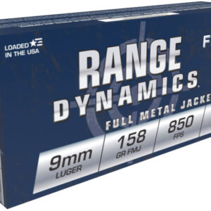 FIO RANGE SUBSONIC 9MM 158GR FMJ 50/20