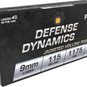 FIO DEFENSE 9MM 115GR JHP 50/20
