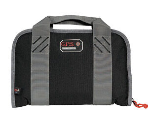 GPS DOUBLE COMPACT PISTOL CASE BLACK