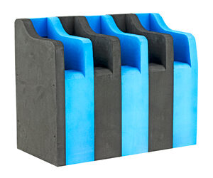 GPS 5 PISTOL CRADLE HOLDER BLK/BLUE