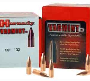 HORNADY BULLETS 22 CAL .224 - 60GR JSP 100CT 40BX/CS