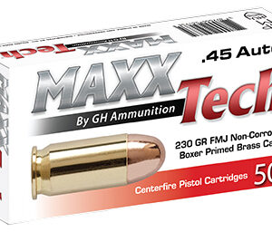 MAXX 45ACP 230GR FMJ BRASS 50/10