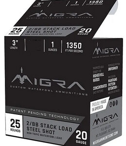 MIGRA STAXD STEEL 20GA 3 1OZ #4-6 25/10