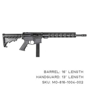 KAK Industry MO-816-1004-002 Complete K15 Rifle 9mm 16" 32+1 Black