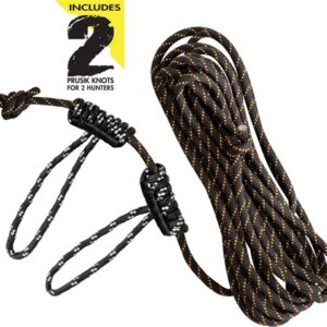MUDDY LIFE-LINE 30' W/ DOUBLE - ROPE LOOPS REFLECTIVE ROPE