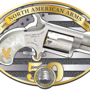 NAA MINI REVOLVER 22LR 50TH NAA BELT BUCKLE