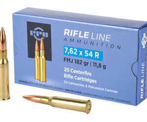 PPU 7.62X54R FMJ 182GR 20/200