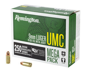 REM UMC MP 9MM 115GR FMJ 250/1000
