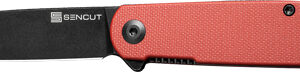 SENCUT KNIFE BOCLL II 2.96" - BURGUNDY G10/BLACK LINER LOCK