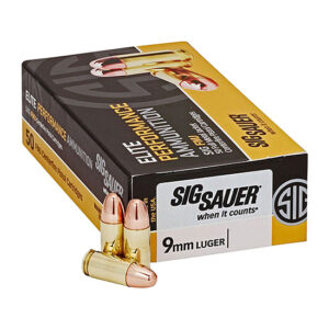 SIG AMMO 9MM 147GR ELITE BALL FMJ 50/20