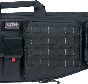 GPS TACTICAL AR CASE 35" BLACK - W/ HANDGUN HOLDER