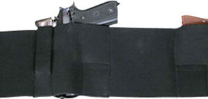 BULLDOG BELLY WRAP HOLSTER BLK - SMALL HOLDS 2 GUNS & 2 MAGS