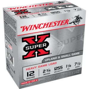WIN SUPER-X UPLAND 12GA 2.75 1-1/8OZ #7.5 25/10