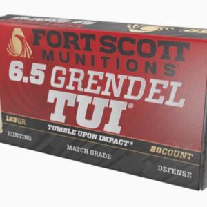 Fort Scott Munitions 6.5 Grendel Rifle Ammo - 123gr | 20rd Box
