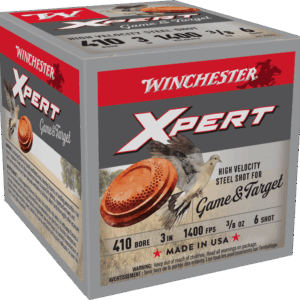 WINCHESTER XPERT STEEL HV 410G 3/8OZ #6 SHT 25RD BX 250RD CASE