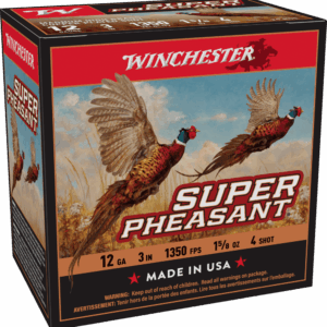 WINCHESTER SUPER PHEASANT MAGNUM H.V. 12GA 3" #4 1-5/8" 25RD BX 250RD CASE