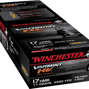 WINCHESTER VARMINT HV 17HMR 17GR V-MAX 50RD BX 1000RD CASE