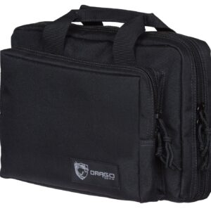 DRAGO PRO GEAR DOUBLE PISTOL CASE BLACK (24/CASE)