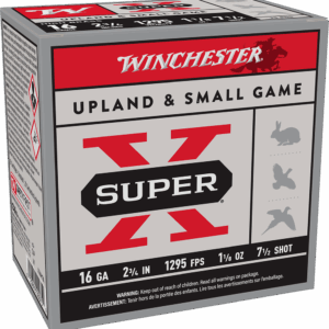WINCHESTER SUPER X UPLAND 16 GA 2-3/4" #7.5  HB 1-1/8 OZ 25 RD/BX 10 BX/CS