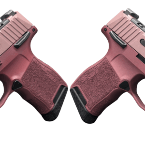 SIG SAUER P365 CRANBERRY BLUSH TWO TONE 9MM PSTL 3.10" BLK O.R.  2-10RD MAGS MANUAL SAFETY