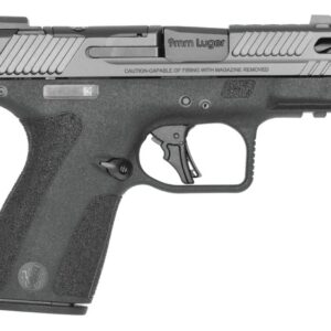 SMITH & WESSON PC M&P 9 SHIELD X CARRY COMP 9MM 3.6IN BARREL 10RD BLACK THUMB SAFETY FLUTED PORTED BARREL OPTIC READY NIGHT FRONT SIGHT 14271
