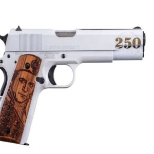Thompson 1911 Navy 45ACP 5" Wht/Blk/Wd 7rd
