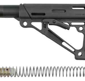 HOGUE AR-15 COLLAPSIBLE STOCK - BLACK MIL-SPEC W/BUFFER TUBE