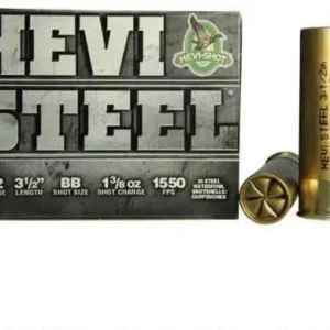 HEVI-SHOT HEVI-STEEL 12GA 3-1/2IN 1-3/8OZ BB 25 RD/BX 10 BX/CS
