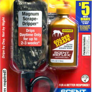 WRC DEER LURE GOLDEN SCRAPE/ - SCRAPE DRIPPER COMBO 4FL OZ