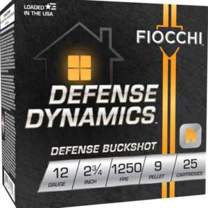FIOCCHI 12GA 2.75" #1 BUCK - 25RD 10BX/CS