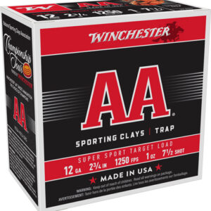 WINCHESTER AA 12GA 2.75" 1OZ - #7.5 1250FPS 250RD CASE LOT
