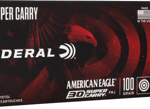 FEDERAL AE 30 SUPER CARRY - 100GR FMJ 50RD 20BX/CS