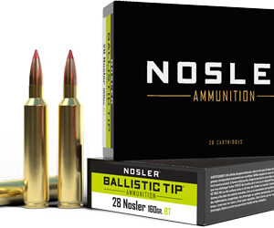 NOSLER 28 NOSLER 160GR - BALLISTIC TIP 20RD 10BX/CS