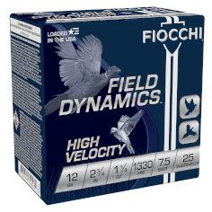 FIO FIELD HV 12GA 2.75 1.25OZ #7.5 25/10