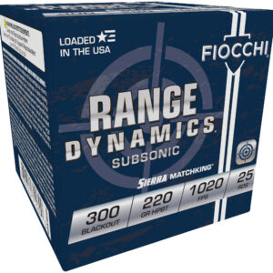 FIO RANGE 300BLK 220GR HPBT MK SUBSONIC 25/20
