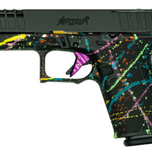 GLFA 19 STRIKER 9MM 4 SPLATTER BLACK OR 15RD