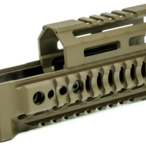 MI AK ALPHA SERIES QUAD RAIL HANDGUARD 6 FDE