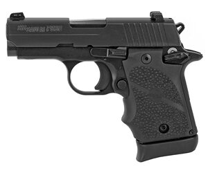 SIG P938M 9MM 7RD 3" BLK RBR NS MA