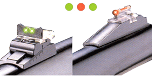 TRUGLO SIGHT SET FOR MOSSBERG - SLUG BARRELS RED/GREEN