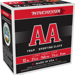WIN AA LIGHT 12GA 2.75 1 1/8OZ #8 25/10