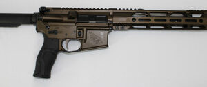 Core Elite Ops CEO15P03 Battle Series Pistol 5.56 NATO 10.5" Midnight Bronze Cerakote