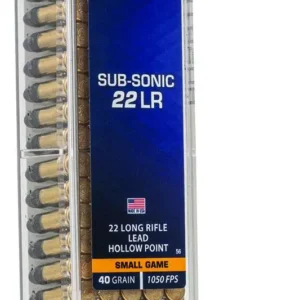 CCI 22 LR  SUB-SONIC 40GR HP 100 RD/BX 50 BX/CS