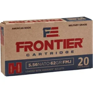 FRONTIER® 5.56 NATO 62 GR FMJ (150 - ORIENTED) 150RD/BX 8BX/CS