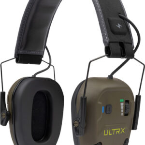 ULTRX BIONIC FUSE ION E-MUFF - BLUETOOTH EARMUFF 22db OLIVE