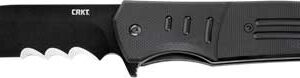 CRKT IGNITOR BLACK 3.48" PLN - EDGE ASSTD OPENING SATIN/G10