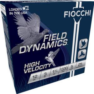 FIOCCHI 12GA 3" 1-3/4OZ #5 - 1330FPS 25RD 10BX/CS