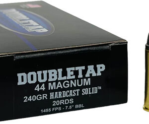 DOUBLETAP 44 REM MAG 240GR SWC - HARDCAST SOLID 20RD 25BX/CS