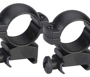 TRADITIONS RINGS 1" WEAVER - HIGH MATTE BLACK